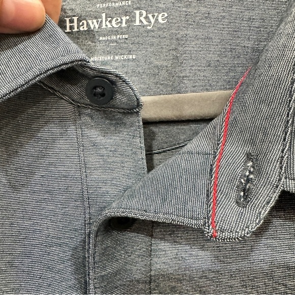 NWT Hawker Rye Crawford Triblend Micro Heather Polo Navy - Size XXL - Picture 11 of 13